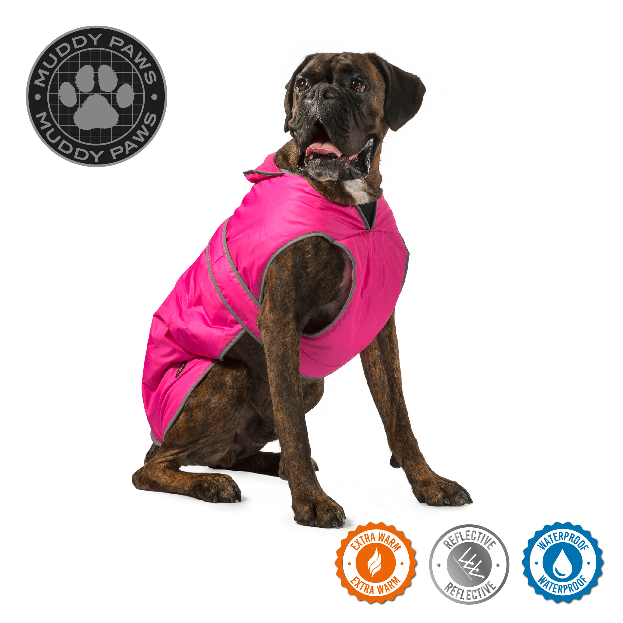 Obleček pro psy stormguard - růžový