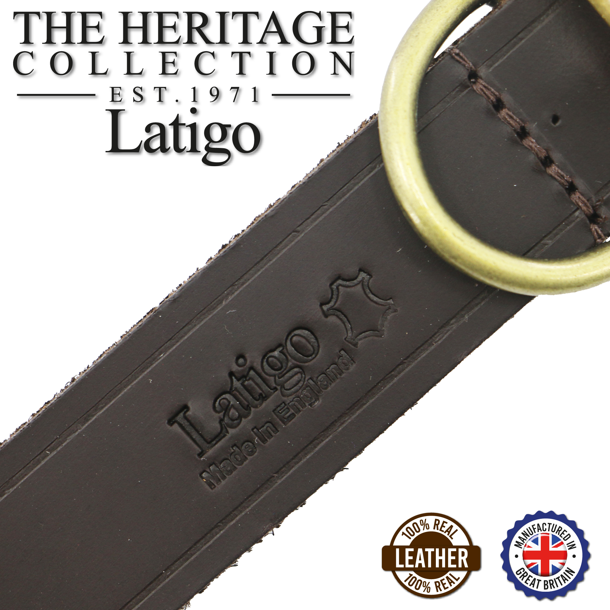 Black Latigo Leather Belt