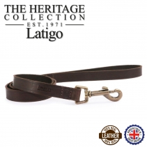 Latigo Leather Lead Havana 100cm x19mm