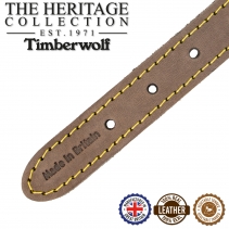 Timberwolf Leather Collar Sable 20-26cm Size 1