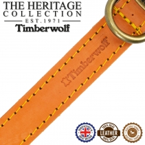 Timberwolf Leather Collar Mustard 20-26cm Size 1