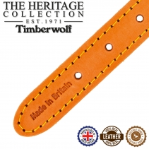 Timberwolf Leather Collar Mustard 20-26cm Size 1