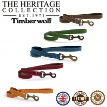 Timberwolf Leather Lead Green 60cmx19mm