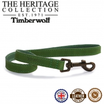 Timberwolf Leather Lead Green 60cmx19mm