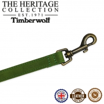 Timberwolf Leather Lead Green 60cmx19mm