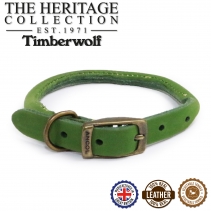 Timberwolf Rolled Collar Green 45-54cm Size 6