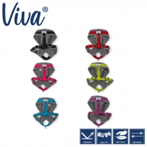 Viva Padded Harness Black S 36-42cm