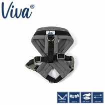 Viva Padded Harness Black S 36-42cm