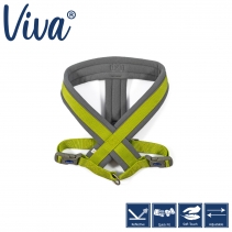 Viva Padded Harness Lime L 52-71cm