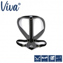 Viva Padded Harness Black XL 70-98cm