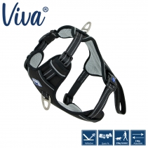 Viva  Exercise & Travel Harness Black S 35-45cm