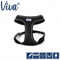 Viva Comfort Dog Harness Black XS 28-40cm