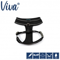 Viva Comfort Dog Harness Black XS 28-40cm