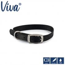 Viva Collar Black 20-26cm Size 1