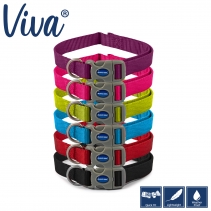 Viva Adjustable Collar Black 20-30cm Size 1-2