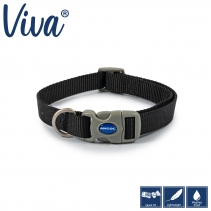 Viva Adjustable Collar Black 20-30cm Size 1-2