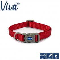 Viva Adjustable Collar Red 30-50cm Size 2-5