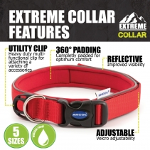 Extreme Collar Red Size 3 30-34cm