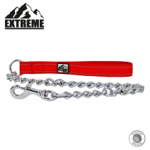 Extreme Extra Heavy Chain Lead Red 80cm