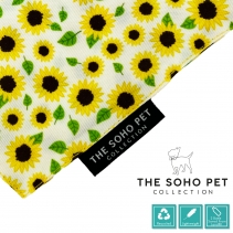 Sunflower/Yellow Check Patterned Bandana 2 per pk