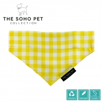 Sunflower/Yellow Check Patterned Bandana 2 per pk