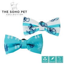 Soho Nautical/Coral Bow Tie (2 per pack)