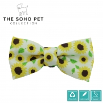 Sunflower/Yellow Check Patterned Bow Tie 2 per pk