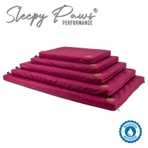 Nest of 5 Waterproof Pad Beds Burgundy