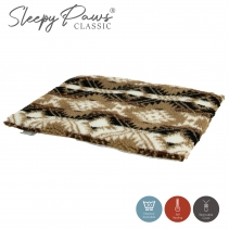 Self Heating Aztec Brown Pad L 90x64cm