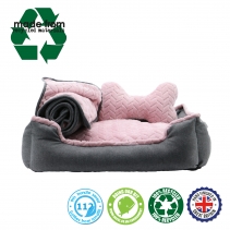 Made From Dog Bed Set 60x50cm Pink