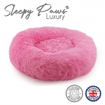 Super Plush Donut Bed 50cm Pink