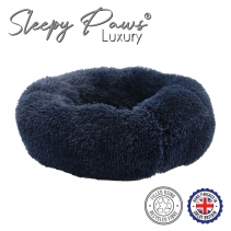 Super Plush Donut Bed 50cm Navy