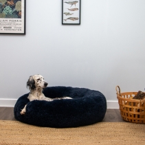 Super Plush Donut Bed 50cm Navy