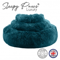 Super Plush Donut Bed 50cm Teal