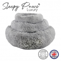 Super Plush Donut Bed 50cm Slate Grey