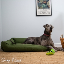 Oxford Green Large Square Bed 78 X 90cm