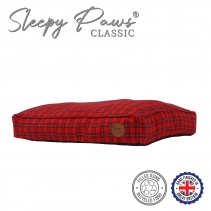 Red Tartan Mattress 75 x 60cm