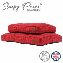 Red Tartan Mattress 75 x 60cm