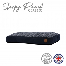 Blue and Grey Tartan Mattress 75 x 60cm