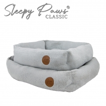 Sleepy Paws Square Bed 60x50cm Light Grey