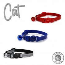 Gloss Refl Safety Cat Collar Red