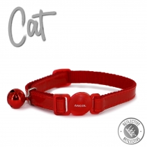 Gloss Refl Safety Cat Collar Red