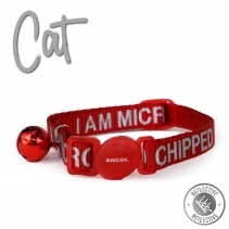 I Am Micro Chipped Safety Cat Collar