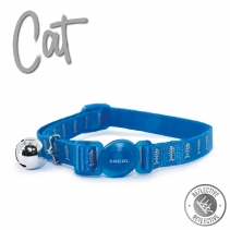 Reflective Fish Blue Cat Collar