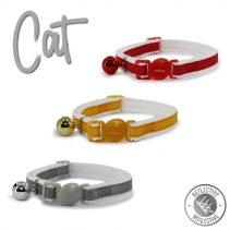 Reflective Safety Buckle Cat Collar Red