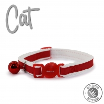 Reflective Safety Buckle Cat Collar Red