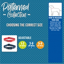 Paw Collar Blue 20-30cm Size 1-2