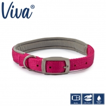 Padded Viva Collar Pink 35-43cm Size 4