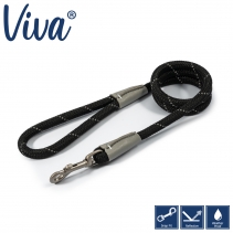 Viva Rope Lead Reflective Black 1.07mx12mm