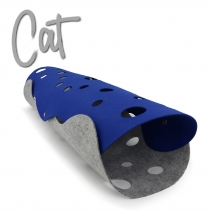 Cat Tunnel Navy & Grey